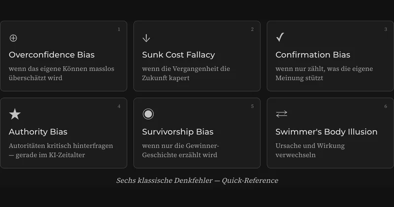 6 Denkfehler, die fast alle KMU schon mal erwischt haben.