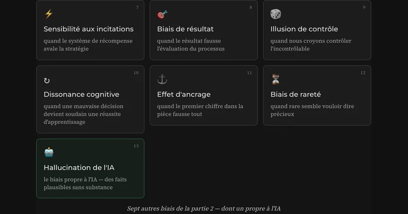 7 autres pièges — en IA, stratégie et marketing.