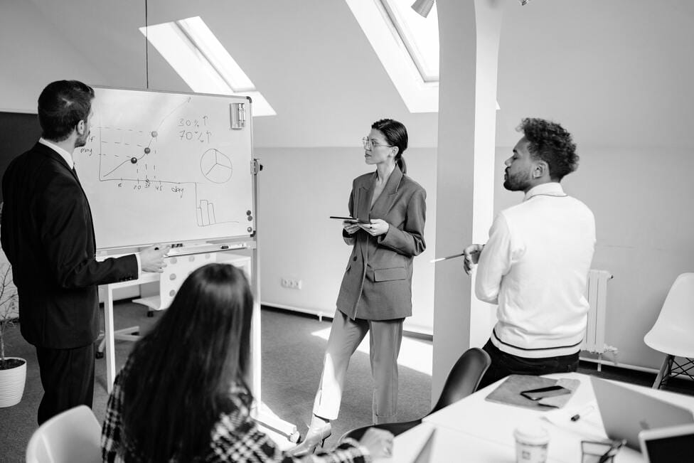 Team-Workshop zu Wachstumsstrategien — Ansoff-Matrix mit AI-Tools